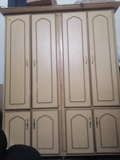Good condition, very spacious, solid build. Best for clothes and stor
