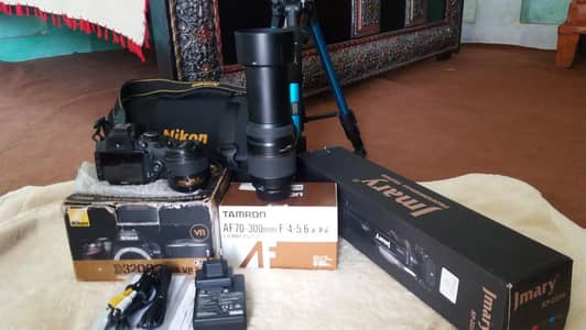 D3200 camera new condition good shooting working urgently Sale