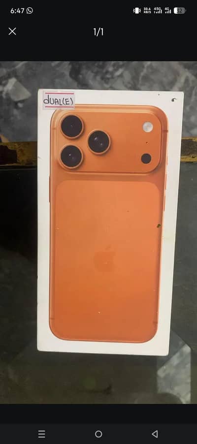 17promax non pta esim 512gb non active phone