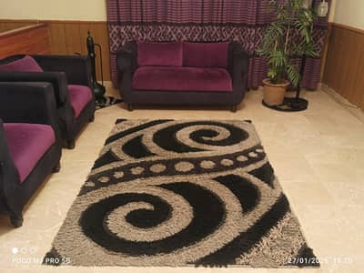 Black & Grey Artistic Rug