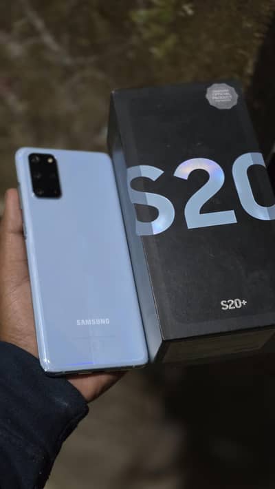 Samsung S20 Plus 5G Official  PTA Approved With Box Charger