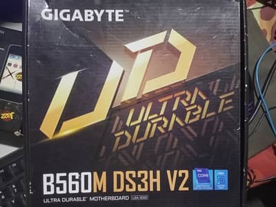Urgent sell Gigabyte Motherboard B560M DS3H V2 with box