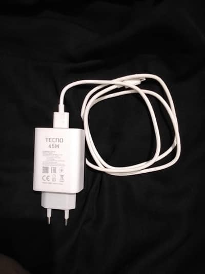 TECNO 40 PRO KA ORIGINAL CHARGER 45 WATT SUPERVOOC CHARGER 03009437622