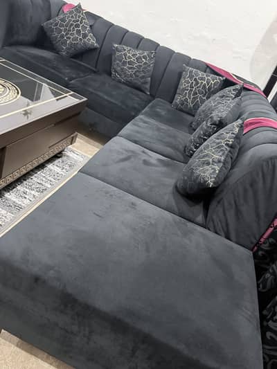 "Brand New Condition L-Shape Sofa for Sale – Urgent"