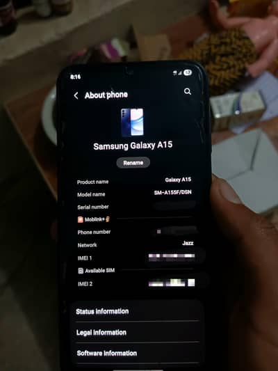 Samsung Galaxy A15 6 128 condition as new