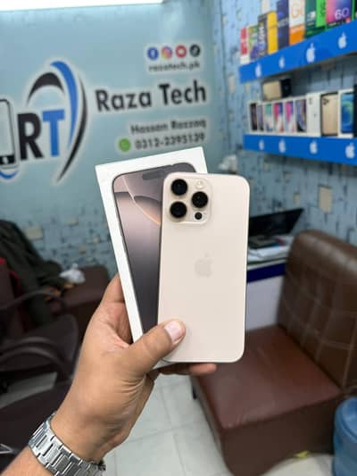 Apple Iphone 16 Pro Max 256GB Non Pta Available At Raza Tech