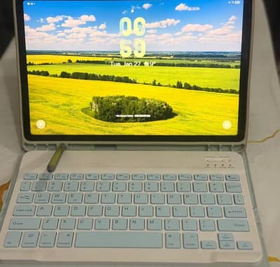 Samsung S9 Fe 256 GB With Box Gray Color / Cover / Keyboard / Stylus