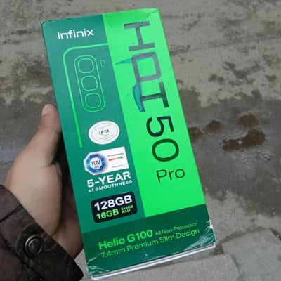 Infinix Hot 50 pro just box only