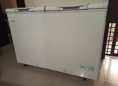 Haier double door freezer