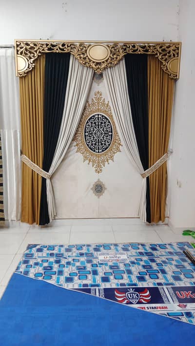 velvet curtains and shfoon