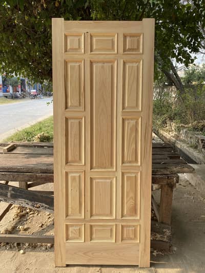 Wooden solid door pure