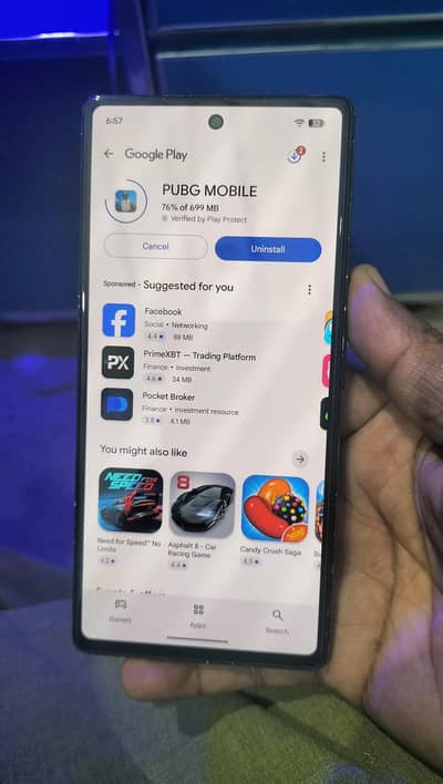 Google pixel A6 exchange Good mobile PTA approved