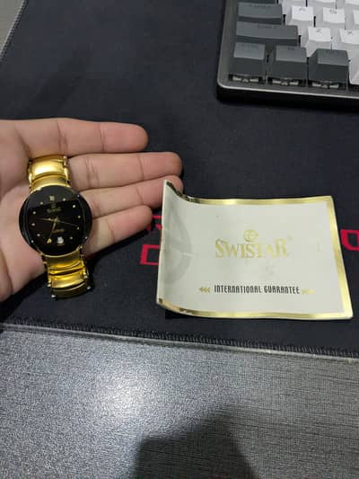 swistar men original 24k watch