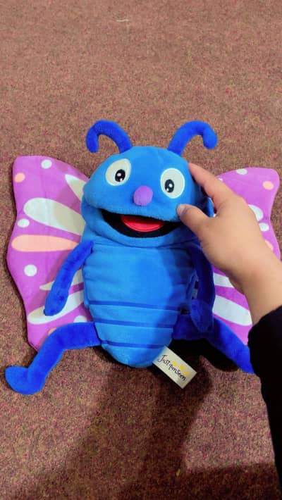 Imported Butterfly Hand Puppet – Teaching Toy (Like New) 