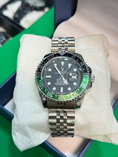 Rolex GMT style watch with box