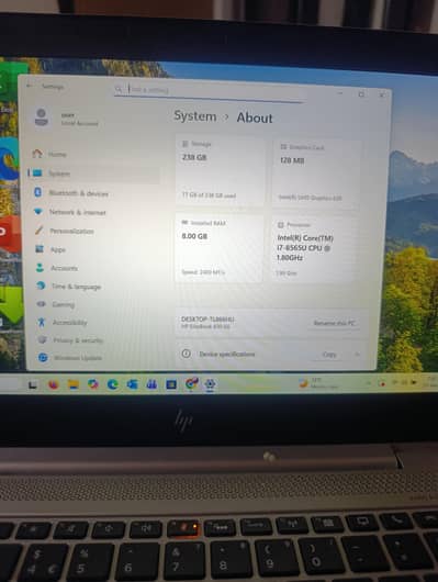 hp laptop urgent sale