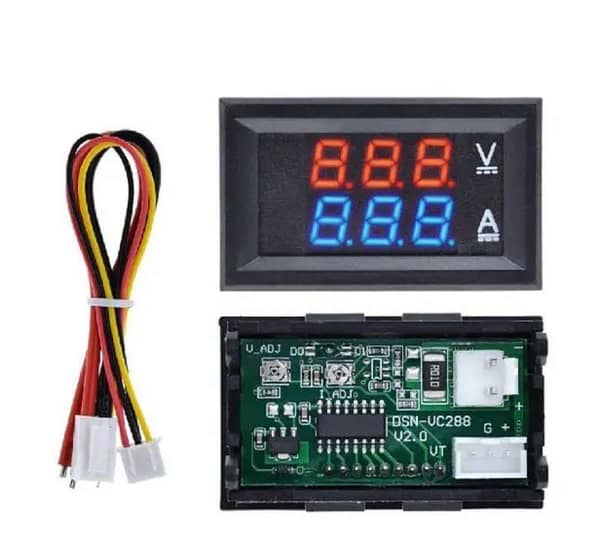 Digital DC Voltmeter Ammeter 10A 100V | Dual LED Display