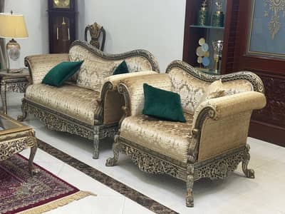 Elite Royal Gold Sofa Collection