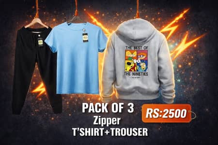 Stay stylish and comfortable with our Men's Fleece Zipper Track Suit.