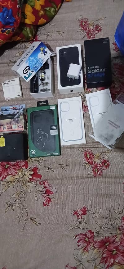 only two phone boxes and other products and accesseries