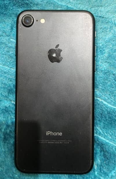 I phone 7    128GB  Battery health 100% Black colour