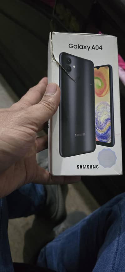 samsung a04 set with box  offical pta 3/32