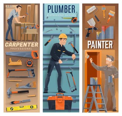 painter,Carpenter and plumbing Services