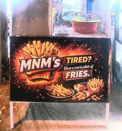 food cart, food stall, fast food cart, fries stall for sale, low budgt