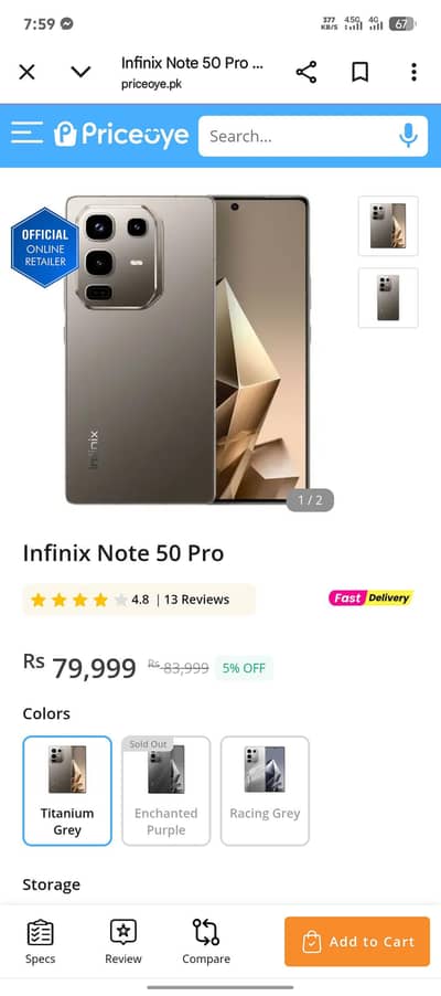 infininx note 50 pro