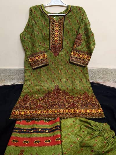 3 piece stitched suit