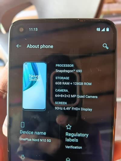 one plus nord 10  4G