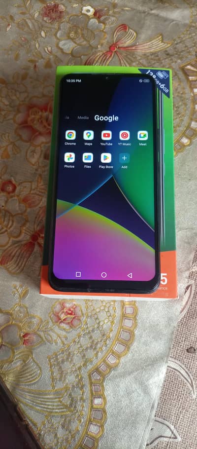 infinix Hot 10s Mobile ha  with box