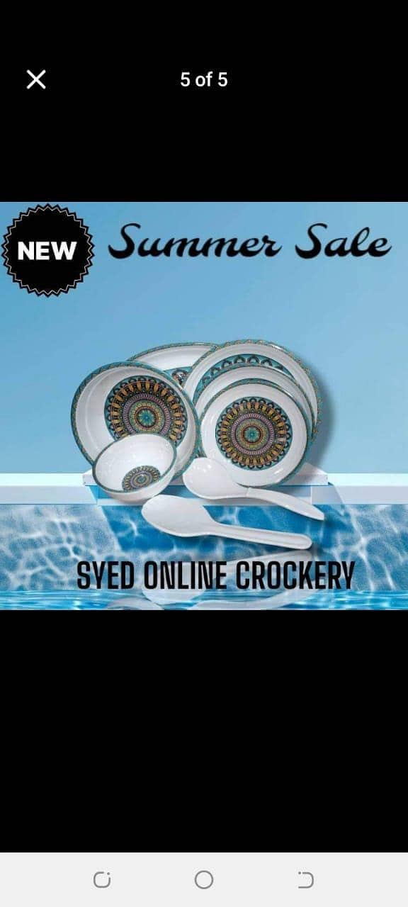 تمام ڈنر سیٹ ھولسیل ریٹ پر دستیاب ھے 8