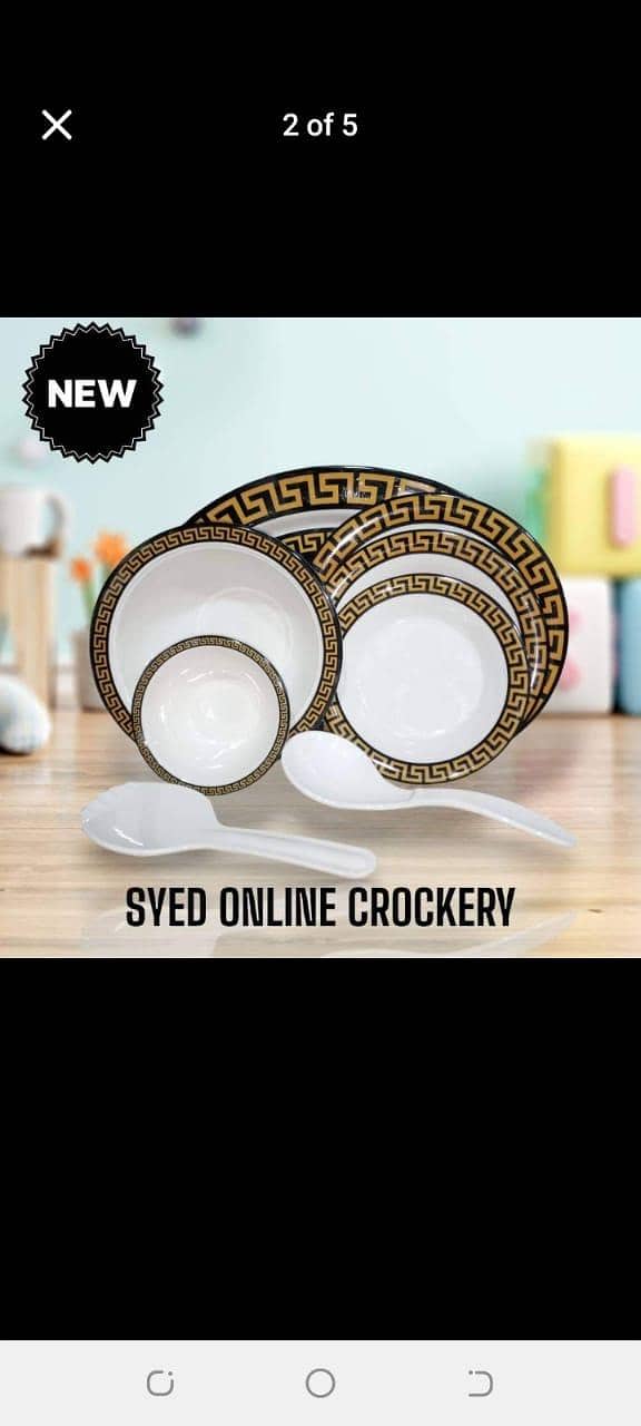 تمام ڈنر سیٹ ھولسیل ریٹ پر دستیاب ھے 11