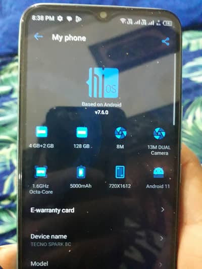 4+2 ram 128 rom all ok only phone