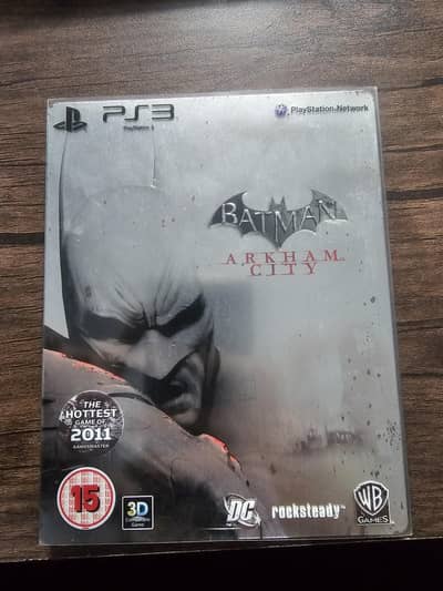 Batman Arkham City PS3 Steelbook with slipcase