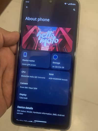 Moto g06 power