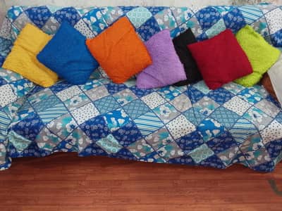COLOUR FUL CUSIONS FOR BED AND SOFA