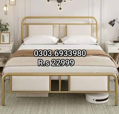 iron Dubble bed|iron single Bed|Bed set|iron furniture|03036933980