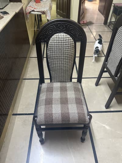 Sheesham wood Dining chairs and counter top only