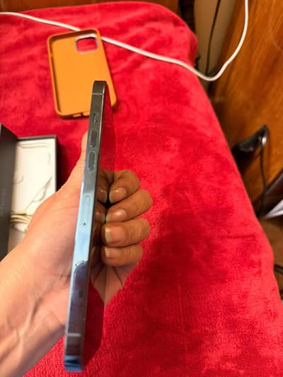 I phone 12 pro max 256 gp blue color