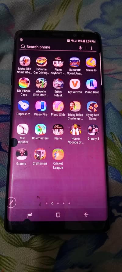 Samsung mobile not 8