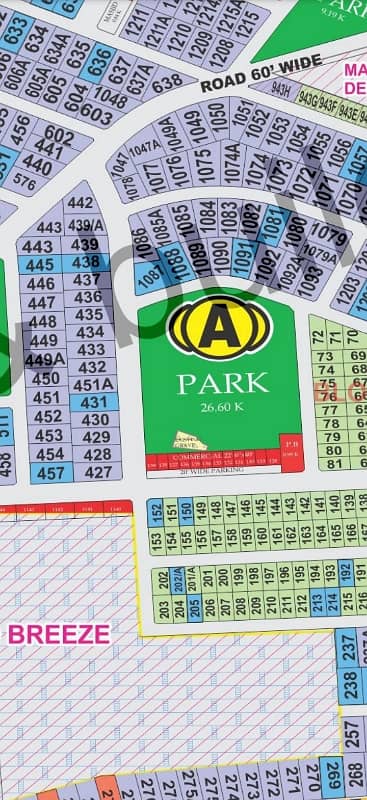 60 feet road facing park road level plot possession available