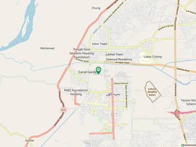5 Marla Residential Plot For Sale In Canal Gardens Lahore