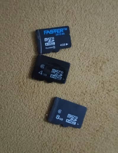 Micro brand 4GB aur 8GB micro SD memory cards sale ke liye