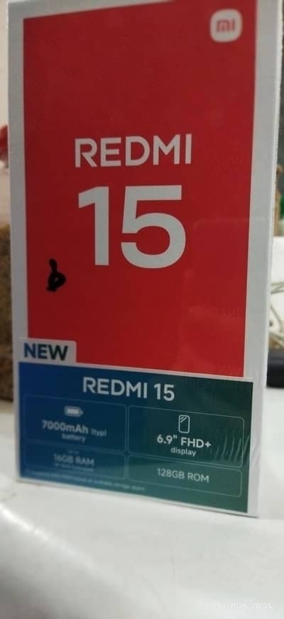 Xiaomi Redmi 15 Black 8/128 Box Packed