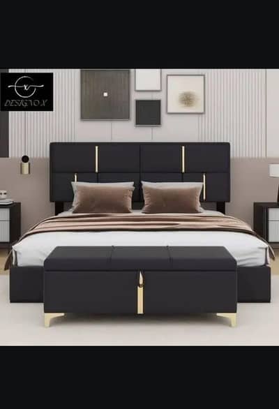 Poshish bed / Bed / bed set / king size bed / double bed  /Furniture