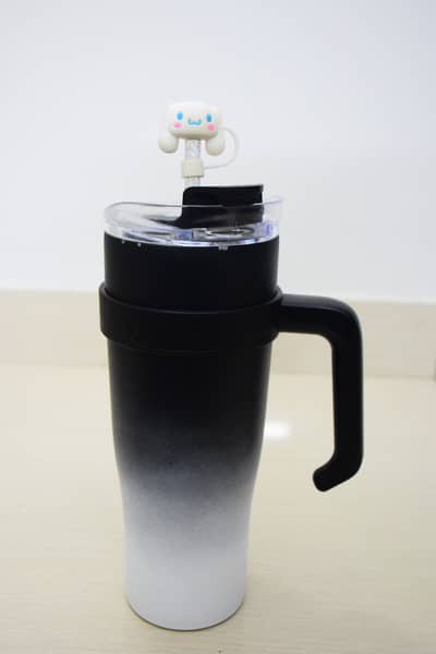 Stanley-Style Insulated Tumbler with Handle | Large Capacity