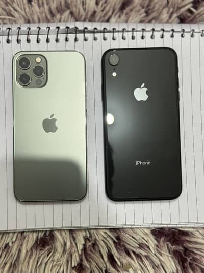 iphone 12 pro + iphone XR combo for sale