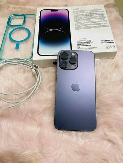 Apple iPhone 14 pro Max PTA approved urgent sale contact OLX